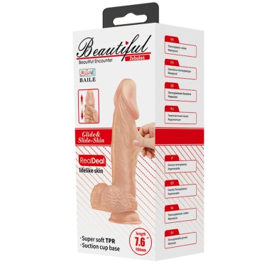 Ultra Realistyczne Dildo Sztuczny Penis 19,4 cm